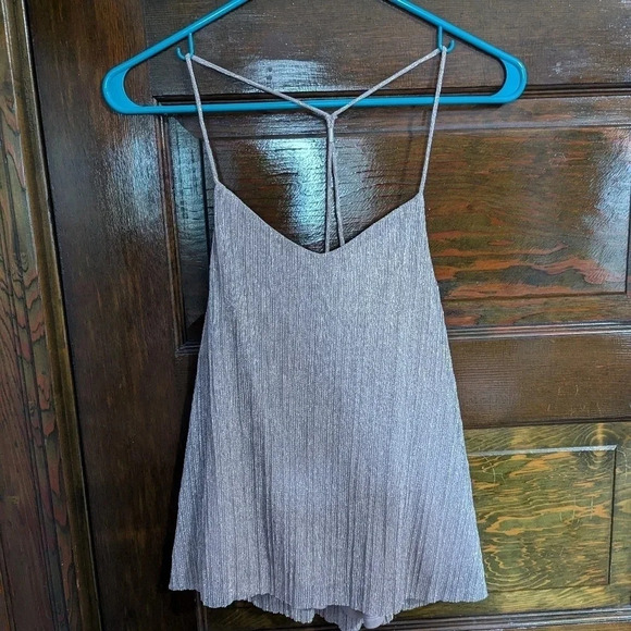Express V-Neck Strappy Tank Top Size: Small - Picture 1 of 3